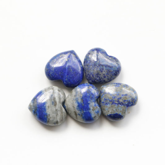 Lapis Crystal Heart Stones - Exquisite Crystals