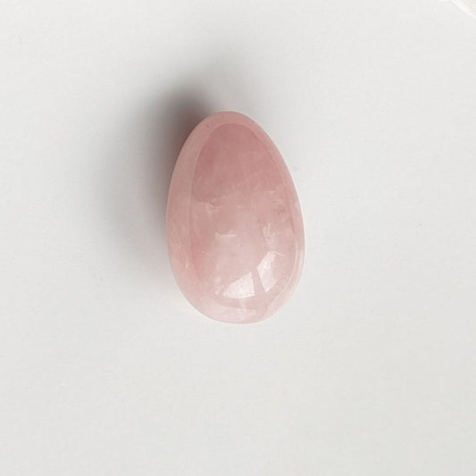 Small Rose Quartz Polished Crystal Egg - Exquisite Crystals