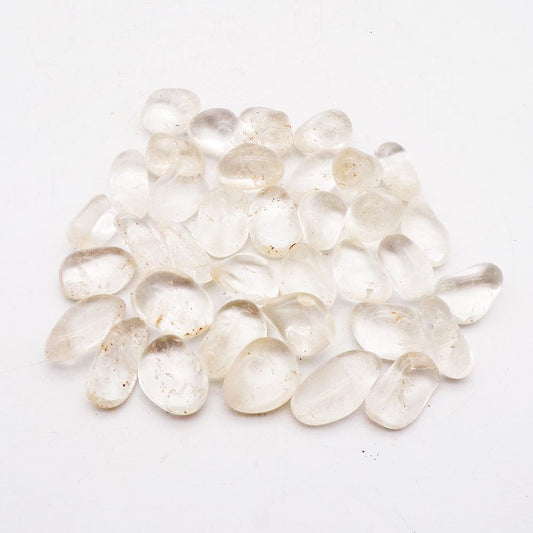 Clear Quartz Crystal Tumble Stones - Exquisite Crystals