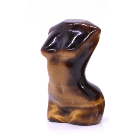 Tigers Eye Goddess Crystals Statue - Exquisite Crystals