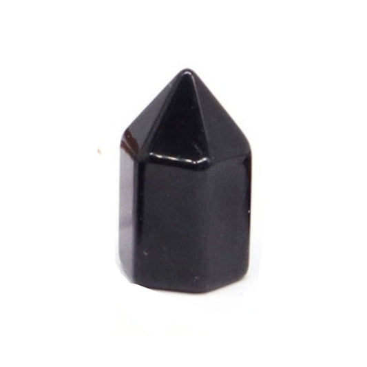 Black Obsidian Small Crystal Prism - Exquisite Crystals