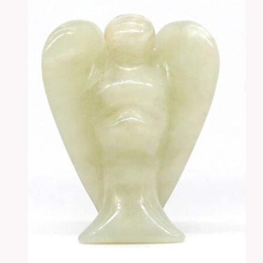 Citrine Small Crystal Angel Figurine Carved from Natural Stone - Exquisite Crystals