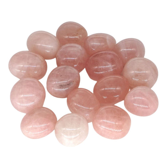 Rose Quartz Crystal Tumble Stones - Exquisite Crystals